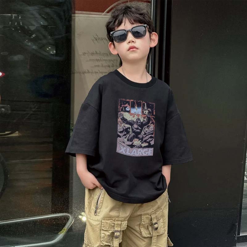 【90-160cm】リラックス感ある 大人気 着心地抜群 カジュアル 男の子 半袖 Ｔシャツ