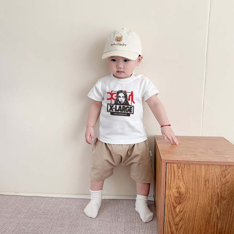 【66-90cm】着回し力抜群 売れ筋 カジュアル 着やすい 快適 ベビー 半袖 Tシャツ