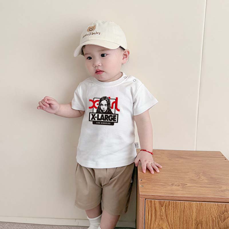 【66-90cm】着回し力抜群 売れ筋 カジュアル 着やすい 快適 ベビー 半袖 Tシャツ